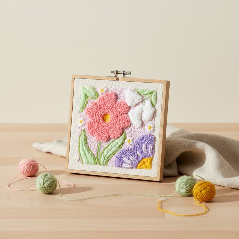 Punch Perfect – create your own textured Art | Punch Needle DIY-Kit