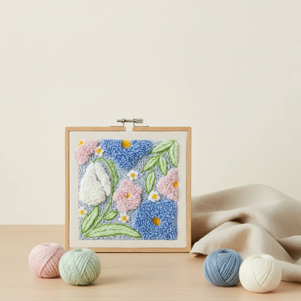 Punch Perfect – create your own textured Art | Punch Needle DIY-Kit