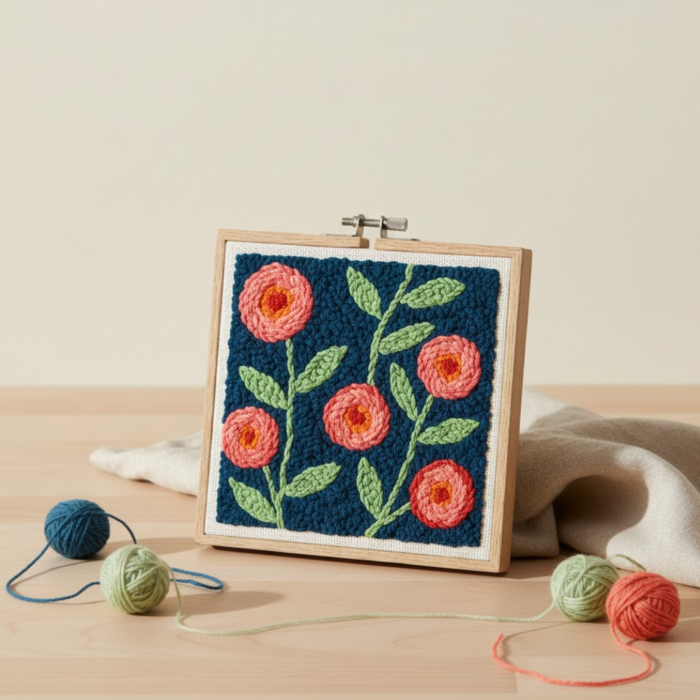 Punch Perfect – create your own textured Art | Punch Needle DIY-Kit