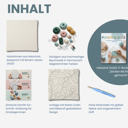 Punch Perfect – create your own textured Art | Punch Needle DIY-Kit